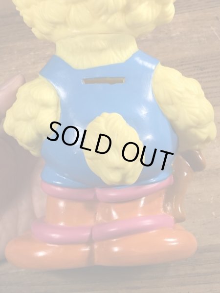 90’sのセサミストリートのベイビービッグバードのヴィンテージの貯金箱