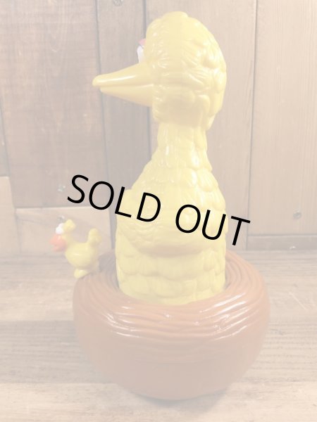 90’sのセサミストリートのビッグバードのヴィンテージのプラスチックトイ