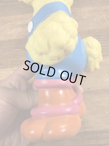 90’sのセサミストリートのベイビービッグバードのヴィンテージの貯金箱