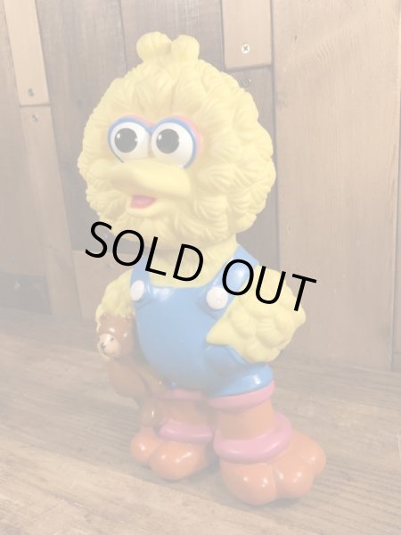 90’sのセサミストリートのベイビービッグバードのヴィンテージの貯金箱