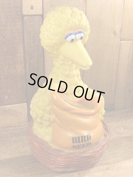 90年代頃のセサミストリートのビッグバードのビンテージの貯金箱