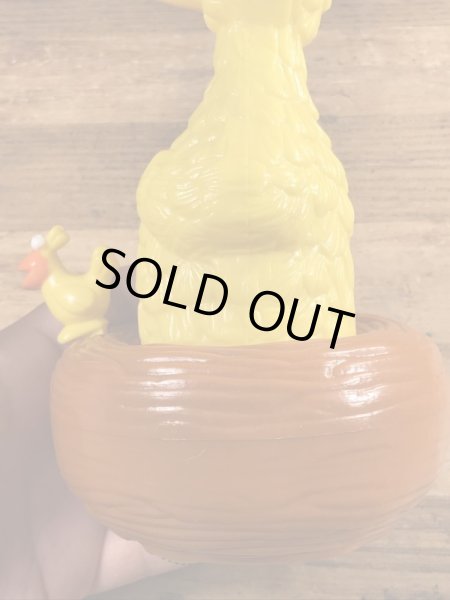 90’sのセサミストリートのビッグバードのヴィンテージのプラスチックトイ