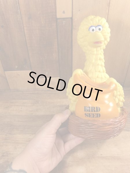 90’sのセサミストリートのビッグバードのヴィンテージのコインバンク