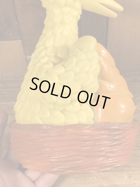 90’sのセサミストリートのビッグバードのヴィンテージのコインバンク