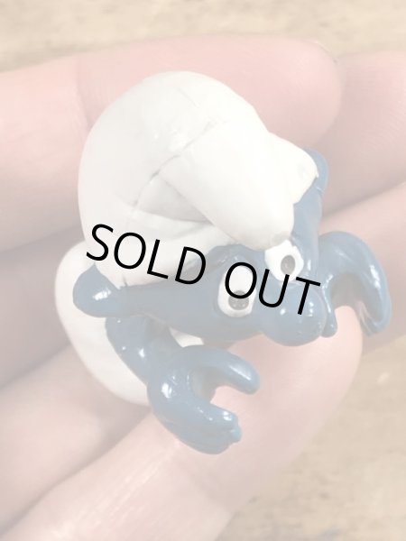 80年代頃のスマーフのビンテージのPVCフィギュア