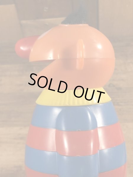 70年代頃のセサミストリートのアーニーのビンテージのスタッキングトイ