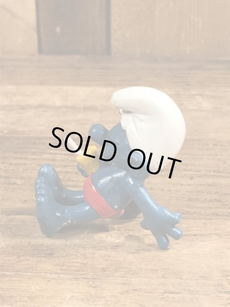 80’sのスマーフのヴィンテージのPVC製フィギュア