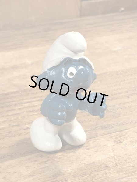 80年代頃のスマーフのビンテージのPVCフィギュア