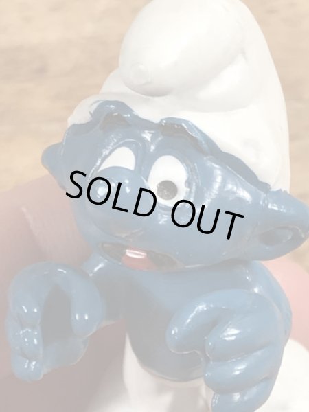 80年代頃のスマーフのビンテージのPVCフィギュア