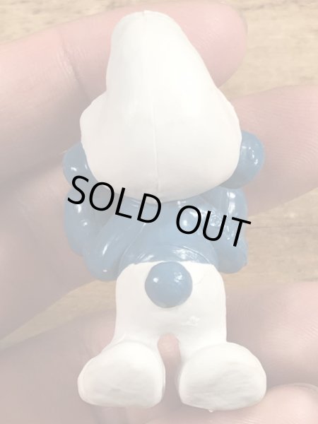 80年代頃のスマーフのビンテージのPVCフィギュア