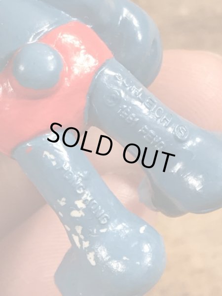 80’sのスマーフのヴィンテージのPVC製フィギュア