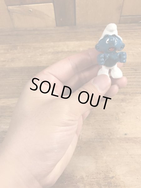 80’sのスマーフのヴィンテージのPVC製フィギュア