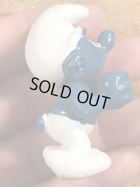 80’sのスマーフのヴィンテージのPVC製フィギュア