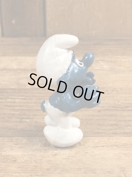 80年代頃のスマーフのビンテージのPVCフィギュア