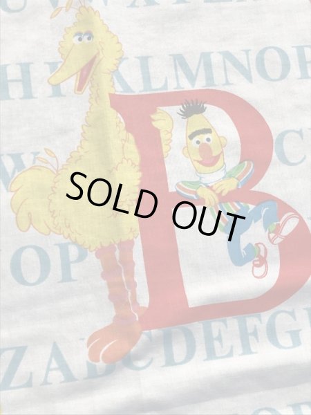 80’sのアルファベットとセサミストリートのヴィンテージのカーテン