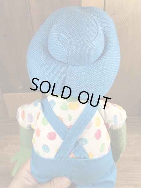 90年代頃のカーミットのビンテージのぬいぐるみ