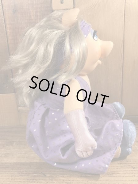 80年代頃のマペッツのミスピギーのビンテージのぬいぐるみ