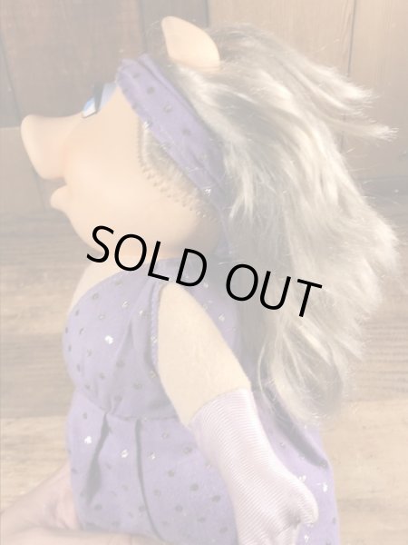 80年代頃のマペッツのミスピギーのビンテージのぬいぐるみ