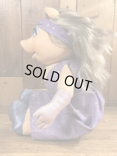 80’sのマペットショウのミスピギーのヴィンテージのプラッシュドール