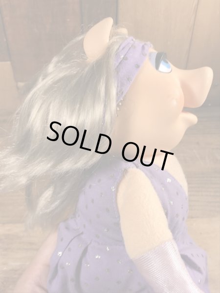 80年代頃のマペッツのミスピギーのビンテージのぬいぐるみ