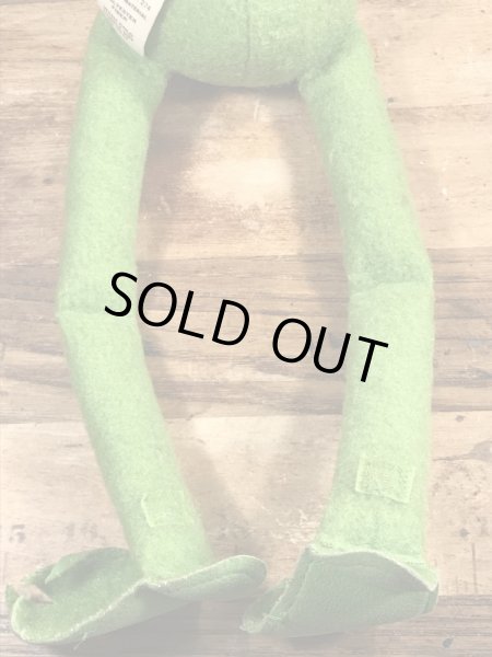 70’sのマペッツのカーミットのヴィンテージのプラッシュドール