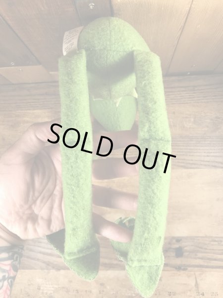 70’sのマペッツのカーミットのヴィンテージのプラッシュドール