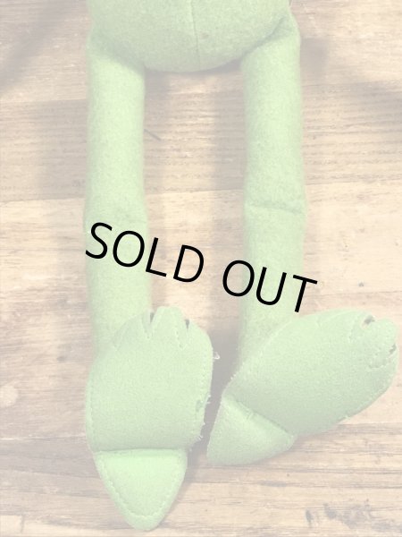 70’sのマペッツのカーミットのヴィンテージのプラッシュドール