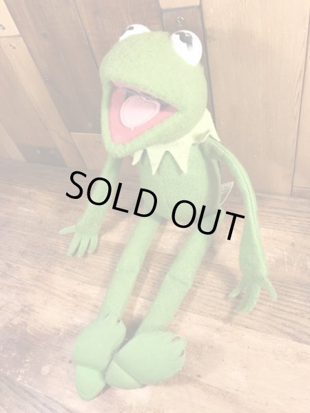 70’sのマペッツのカーミットのヴィンテージのプラッシュドール