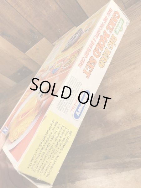 70年代頃のセサミストリートのビッグバードのビンテージのケーキモールドセット