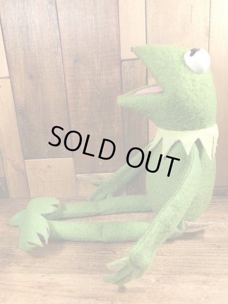 70’sのマペッツのカーミットのヴィンテージのプラッシュドール