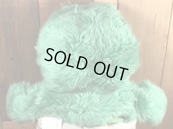 80年代頃のセサミストリートのオスカーのビンテージのぬいぐるみ