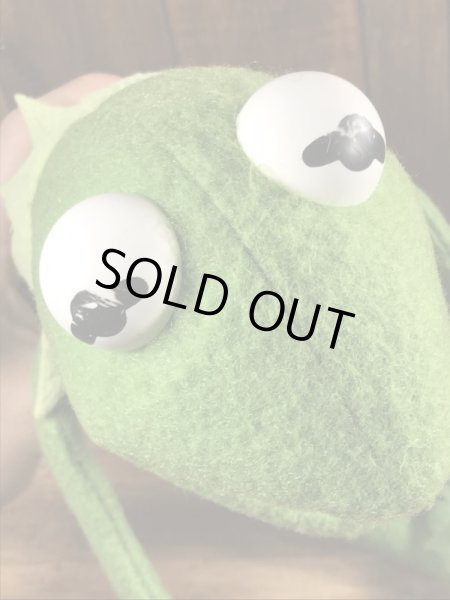 70年代頃のマペットショウのカーミットのビンテージのぬいぐるみ