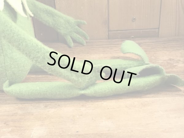 70’sのマペッツのカーミットのヴィンテージのプラッシュドール