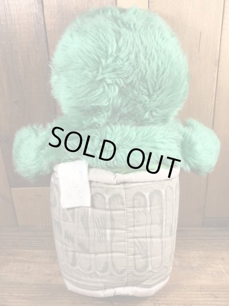 80年代頃のセサミストリートのオスカーのビンテージのぬいぐるみ