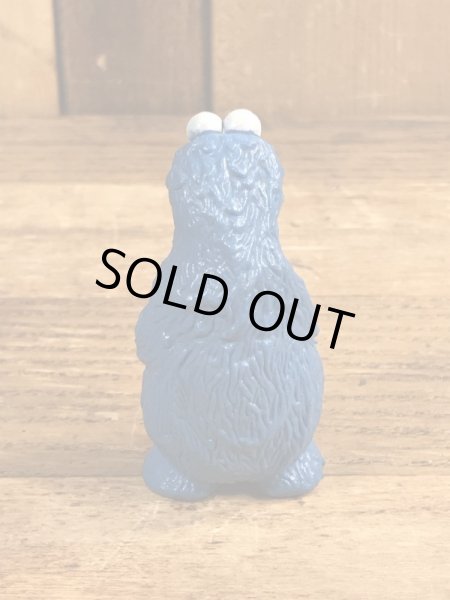 80’sのセサミストリートのクッキーモンスターのヴィンテージのPVC製フィギュア