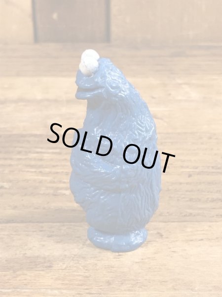 80’sのセサミストリートのクッキーモンスターのヴィンテージのPVC製フィギュア