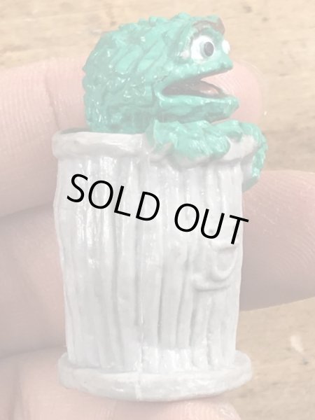 80’sのセサミストリートのオスカーのヴィンテージのPVC製フィギュア