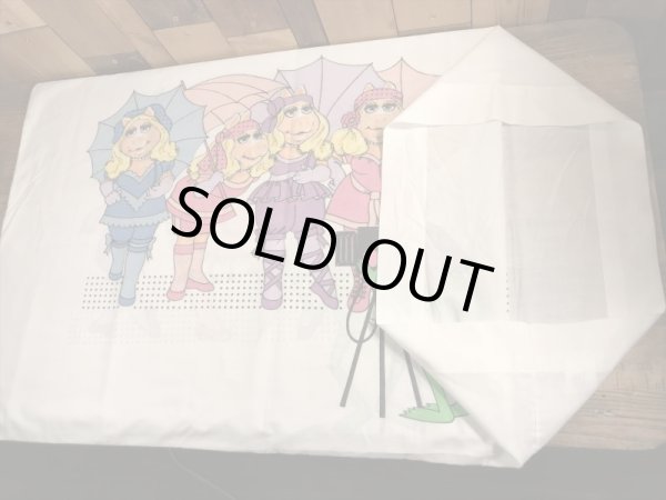 80’sのマペッツのミスピギーのヴィンテージの枕カバー