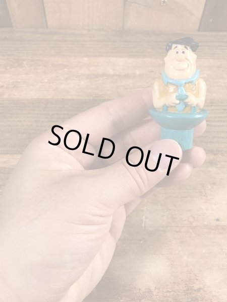 90年代頃のフリントストーンのフレッドのビンテージのフィンガーパペット