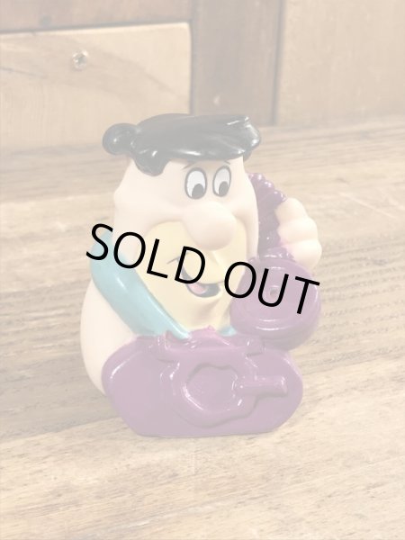 90年代頃のフリントストーンのフレッドのビンテージのソフビフィギュア