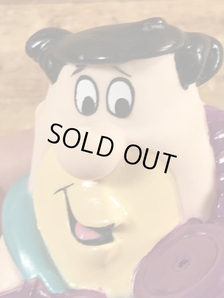 90年代頃のフリントストーンのフレッドのビンテージのソフビフィギュア