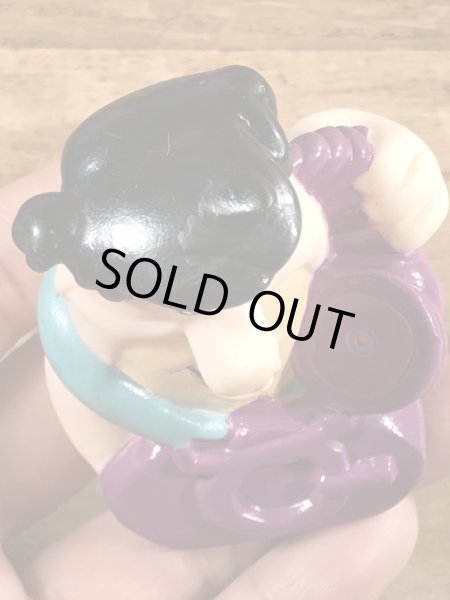 90年代頃のフリントストーンのフレッドのビンテージのソフビフィギュア