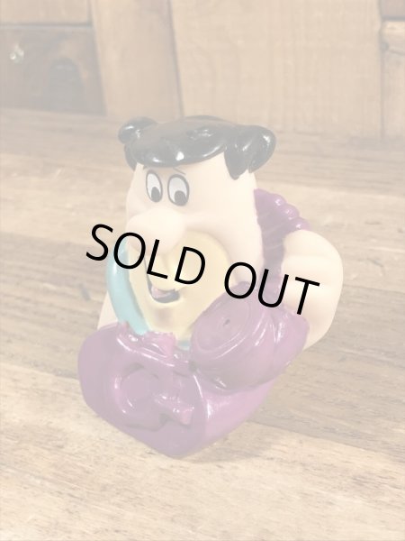 90’sのフリントストーンのフレッドのヴィンテージのミールトイ