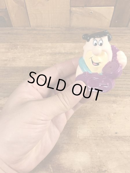 90年代頃のフリントストーンのフレッドのビンテージのソフビフィギュア