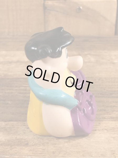 90年代頃のフリントストーンのフレッドのビンテージのソフビフィギュア