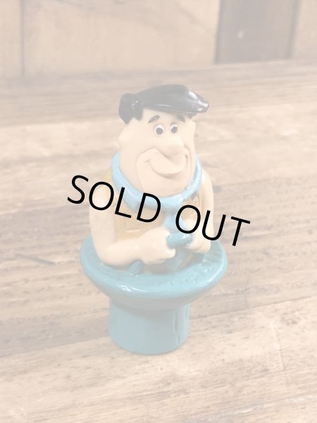 90年代頃のフリントストーンのフレッドのビンテージのフィンガーパペット