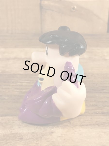 90’sのフリントストーンのフレッドのヴィンテージのミールトイ