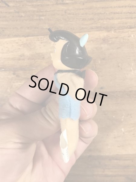 80年代頃のフリントストーンのベティのビンテージのミニぬいぐるみ