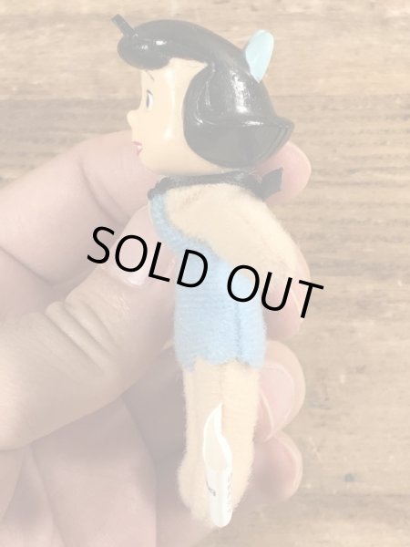 80’sのフリントストーンのベティのヴィンテージのミールトイ