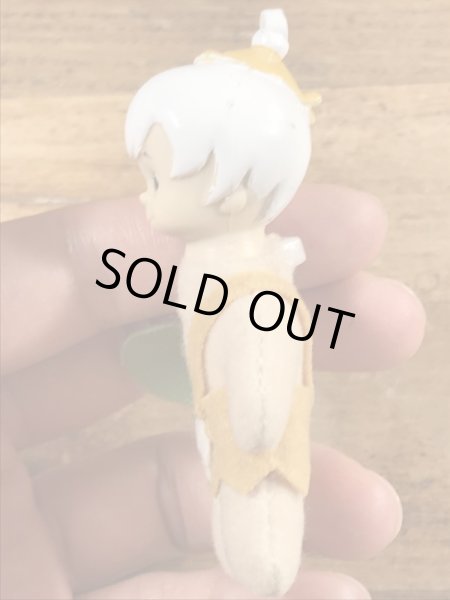 80’sのフリントストーンのバンバンのヴィンテージのミニプラッシュドール